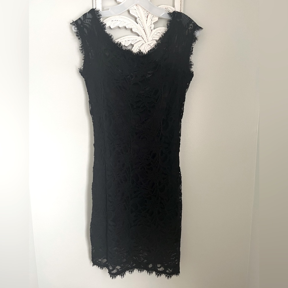 Black cocktail dress